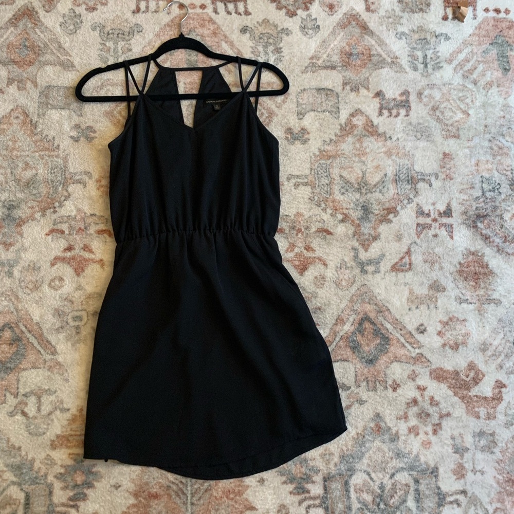 Banana Republic black strappy dress